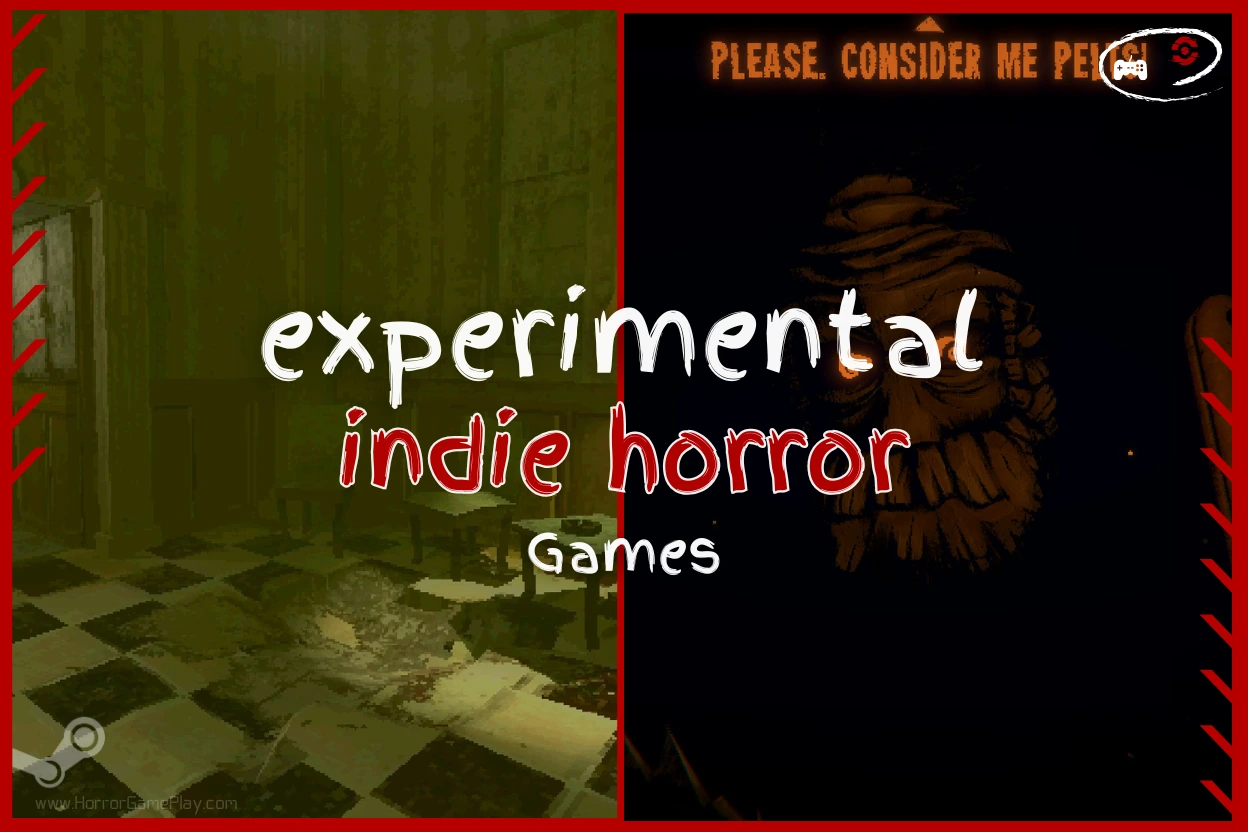experimental indie horror games on steam